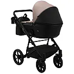 Коляска 2 в 1 Bair Kiwi еко шкіра BK-18/15 Капучино - чорний