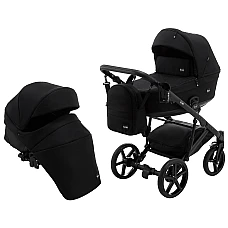 Коляска 2 в 1 Bair Kiwi Soft BKS-452 Черный