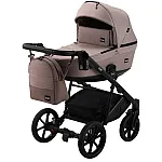 Коляска 2 в 1 Bair Kiwi Soft BKS-455 Капучино - капучино (шкіра)
