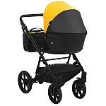 Коляска 2 в 1 Bair Kiwi еко шкіра BK-63/69 Жовтий - чорний