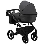 Коляска 2 в 1 Bair Kiwi Soft BKS-219 Графіт - графіт (шкіра)