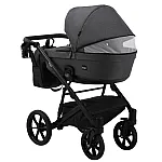 Коляска 2 в 1 Bair Kiwi Soft BKS-219 Графіт - графіт (шкіра)