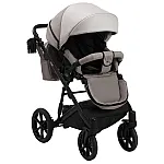 КоКоляска 2 в 1 Bair Kiwi еко шкіра BK-14/13 Бежевий - капучино
