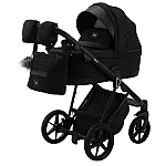 Коляска 2 в 1 Adamex Gallo Thermo GA-12 Black Diamond
