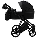 Коляска 2 в 1 Adamex Gallo Thermo GA-12 Black Diamond