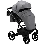 Коляска 2 в 1 Bair Kiwi Soft BKS-218 Cерый - графит (кожа)