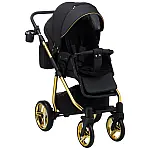 Коляска 2 в 1 Adamex Barcelona Polar (Gold) BR442 Черный