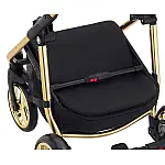 Коляска 2 в 1 Adamex Barcelona Polar (Gold) BR442 Черный