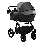 Коляска 2 в 1 Bair Kiwi эко кожа BK-21/15 Серый - графит