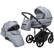 Коляска 2 в 1 Adamex Rimini ECO-кожа RI-243