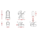 Коляска 2 в 1 Carrello Aurora CRL-6505/1 Cosmic Black