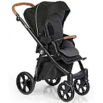 Коляска 2 в 1 Roan Esso Caviar Black