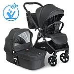Коляска 2 в 1 EL Camino SAGA ME 1085 Dark Gray 
