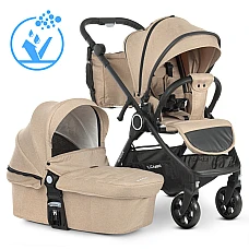Коляска 2 в 1 EL Camino SAGA ME 1085 Denim Beige