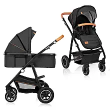 Коляска 2 в 1 Lionelo Amber Grey Graphite