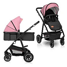 Коляска 2 в 1 Lionelo Amber Pink Rose
