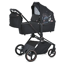Коляска 2 в 1 EL Camino ME 1091-B PERSONA Black Art