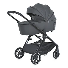Коляска 2 в 1 EL Camino ME 1126 GENESIS Asphalt Gray