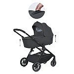 Коляска 2 в 1 EL Camino ME 1126 GENESIS Asphalt Gray