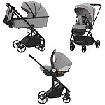 Коляска 3 в 1 Carrello Alfa CRL-6508/1 Cloud Grey
