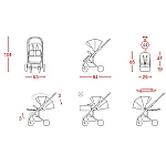 Коляска 3 в 1 Carrello Alfa+ CRL-6508 Sunrise Orange