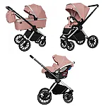 Коляска 3 в 1 Carrello Optima CRL-6504 Hot Pink
