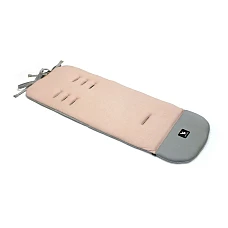 Матрас в коляску Cottonmoose Leather 590/113/49/106 Розовая пудра с серым меланж, серая эко-кожа Матрас в коляску Cottonmoose Leather 590/113/49/106 Розовая п