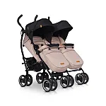 Прогулочная коляска-трость для двойни EasyGo Comfort Duo Latte