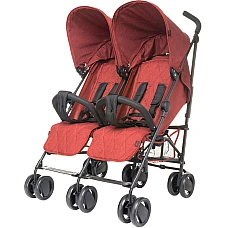 Прогулочная коляска 4Baby Twins Red