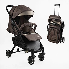 Прогулянкова коляска Joy Vittoria (71055) Коричневий