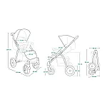 Прогулочная коляска Lionelo Annet Plus Concrete