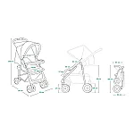 Прогулочная коляска Lionelo Emma Plus Forest Green