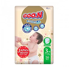 Трусики-підгузки Goo.N Premium Soft (M, 7-12 кг, 50 шт) (F101