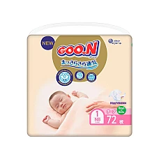 Подгузники Goo.N Premium Soft для новорожденных (SS, до 5 кг, 72 шт) (863222) Подгузники Goo.N Premium Soft для новорожденных (SS, до 5 кг,