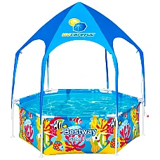 Детский каркасный бассейн с навесом Bestway 183x51 см (5618T)