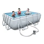 Каркасный бассейн с фильтром-насосом и лестницей Bestway 282x196x84 см (56629)