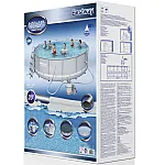 Каркасный бассейн с фильтром-насосом и лестницей Bestway 427x107 см (56644)