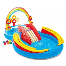 Надувной игровой центр Intex Радуга (57453)