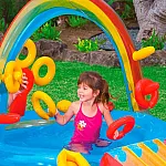 Надувной игровой центр Intex Радуга (57453)