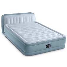Надувная кровать с изголовьем Intex 236x152x46 см (64450)