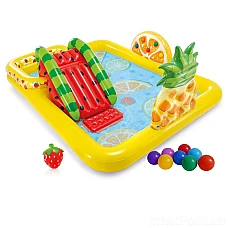 Надувной игровой центр Intex Веселый фрукт (57158 NP)