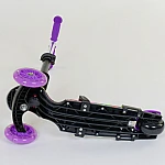 Дитячий самокат 5 в 1 Best Scooter Абстракція Темно-фіолетовий (13400)