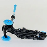 Дитячий самокат 5 в 1 Best Scooter Абстракція Блакитний (69750)