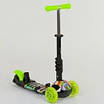 Дитячий самокат 5 в 1 Best Scooter Абстракція Салатовий (33650)