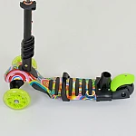 Дитячий самокат 5 в 1 Best Scooter Абстракція Салатовий (33650)
