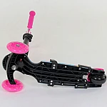 Дитячий самокат 5 в 1 Best Scooter Абстракція Рожевий (26901)