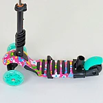 Дитячий самокат 5 в 1 Best Scooter Абстракція Бірюзовий (43702)