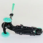 Дитячий самокат 5 в 1 Best Scooter Абстракція Бірюзовий (43702)