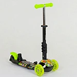 Дитячий самокат 5 в 1 Best Scooter Абстракція Зелений (55945)