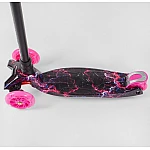 Детский самокат Best Scooter Maxi A 779-2019 Розовый с черным